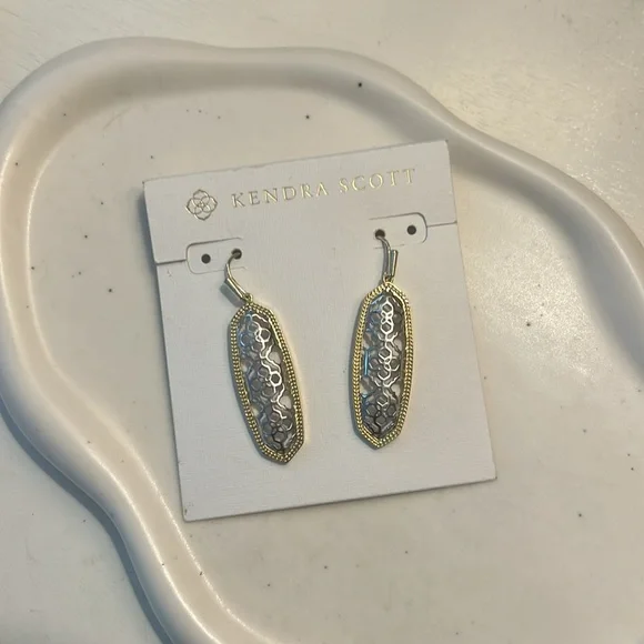 NWOT Kendra Scott Brenna Drop Earrings - Picture 4 of 5